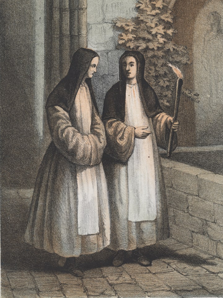 two nuns circa 1850