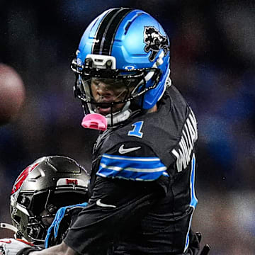 Detroit Lions wide receiver Jameson Williams (1).