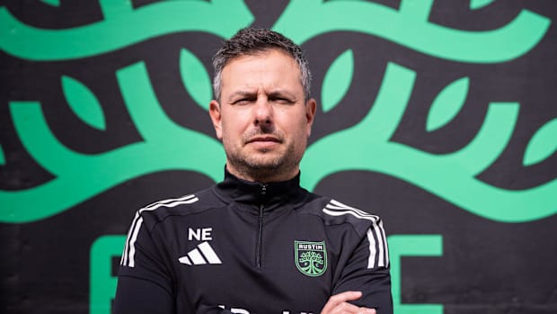 Austin FC head coach Nico Estévez
