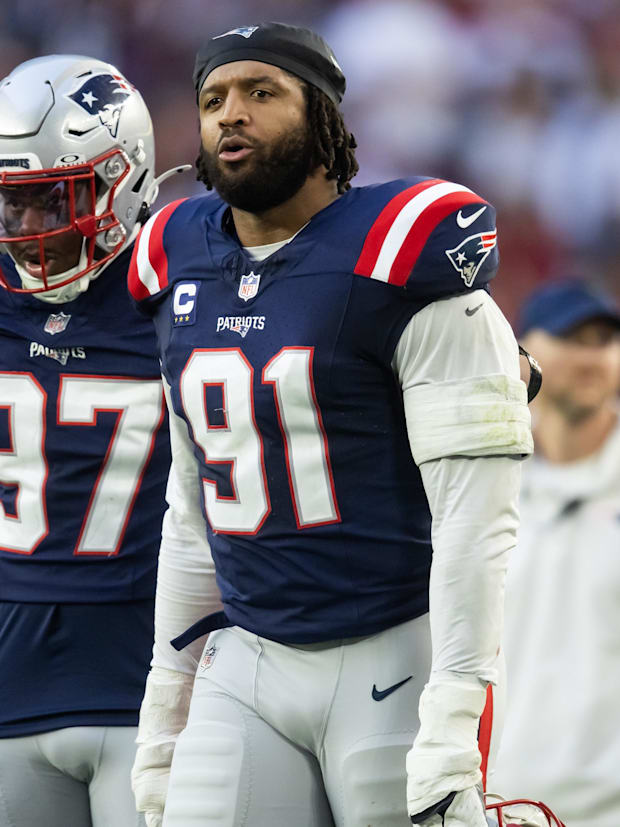 Former New England Patriots defensive end Deatrich Wise Jr. (91).