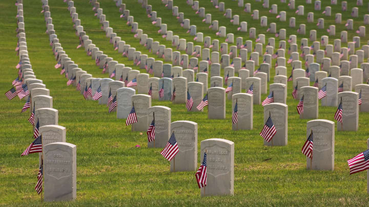 Memorial Day at Los Angeles National Cemetery.