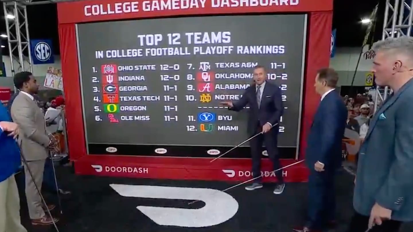 Nick Saban, Kirk Herbstreit Call for Major Change to Weekly College Football Playoff Rankings