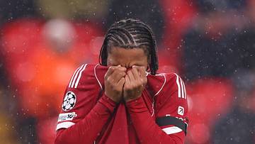 Rio Ngumoha après l'élimination de Liverpool en Ligue des Champions. Rio Ngumoha après l'élimination de Liverpool en Ligue des Champions.