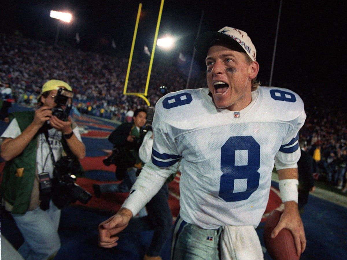 Troy aikman jersey number on sale