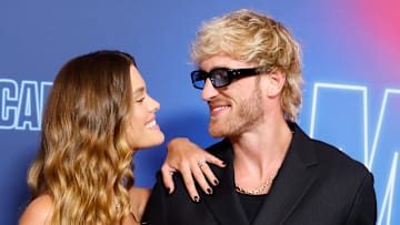 Nina Agdal and Logan Paul 
