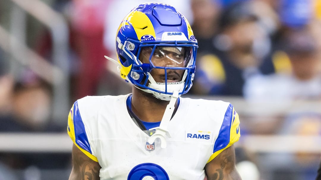 Dec 7, 2025; Glendale, Arizona, USA; Los Angeles Rams safety Kam Curl (3) against the Arizona Cardinals at State Farm Stadium. Mandatory Credit: Mark J. Rebilas-Imagn Images Dec 7, 2025; Glendale, Arizona, USA; Los Angeles Rams safety Kam Curl (3) against the Arizona Cardinals at State Farm Stadium. Mandatory Credit: Mark J. Rebilas-Imagn Images