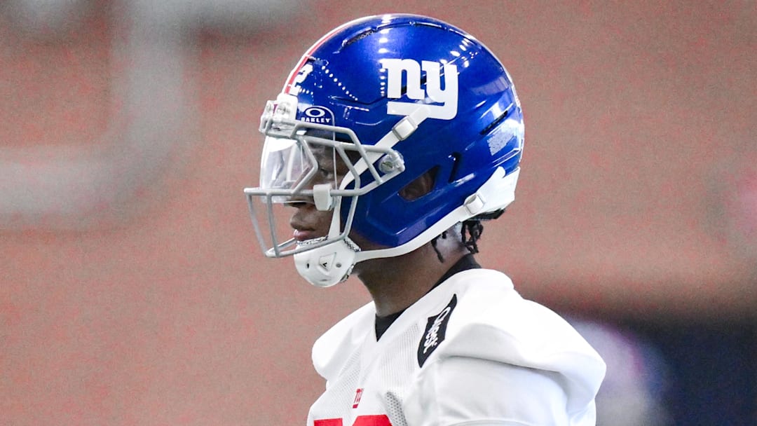 New York Giants cornerback Dru Phillips (22) is primed for a big second season in the NFL.