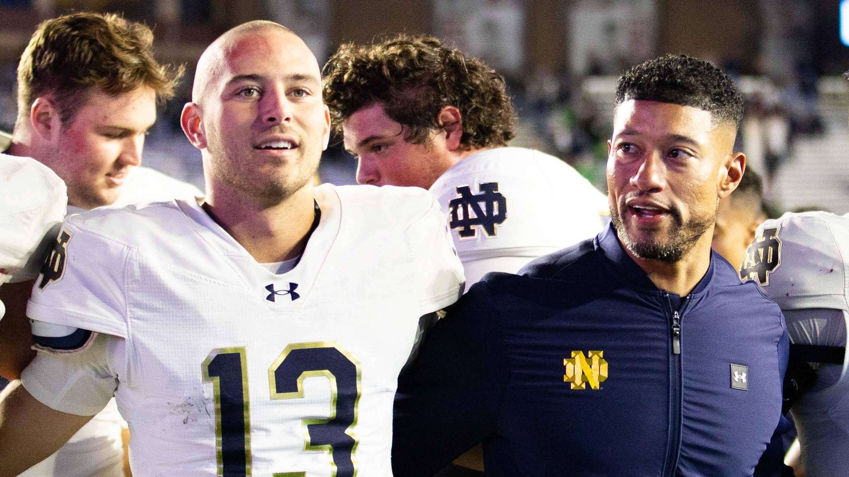 Marcus Freeman Reveals Notre Dame's Quarterback Recruiting Strategy