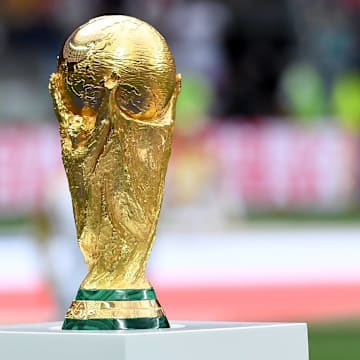 The FIFA World Cup Trophy.