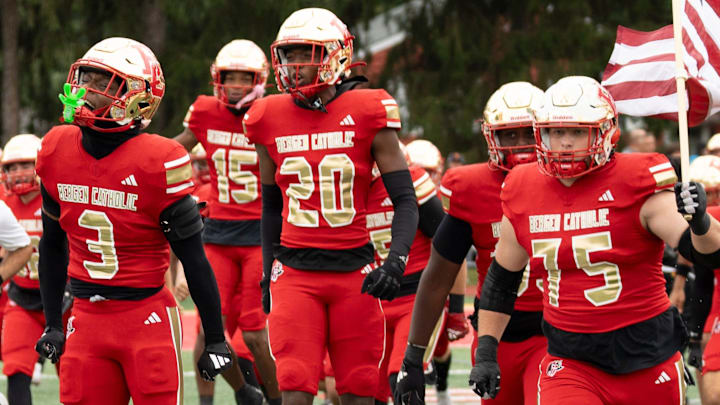 No. 11 Bergen Catholic kicks off its 2025 season against No. 25 East St. Louis (IL) at the Battle at the Beach in Ocean City, New Jersey.