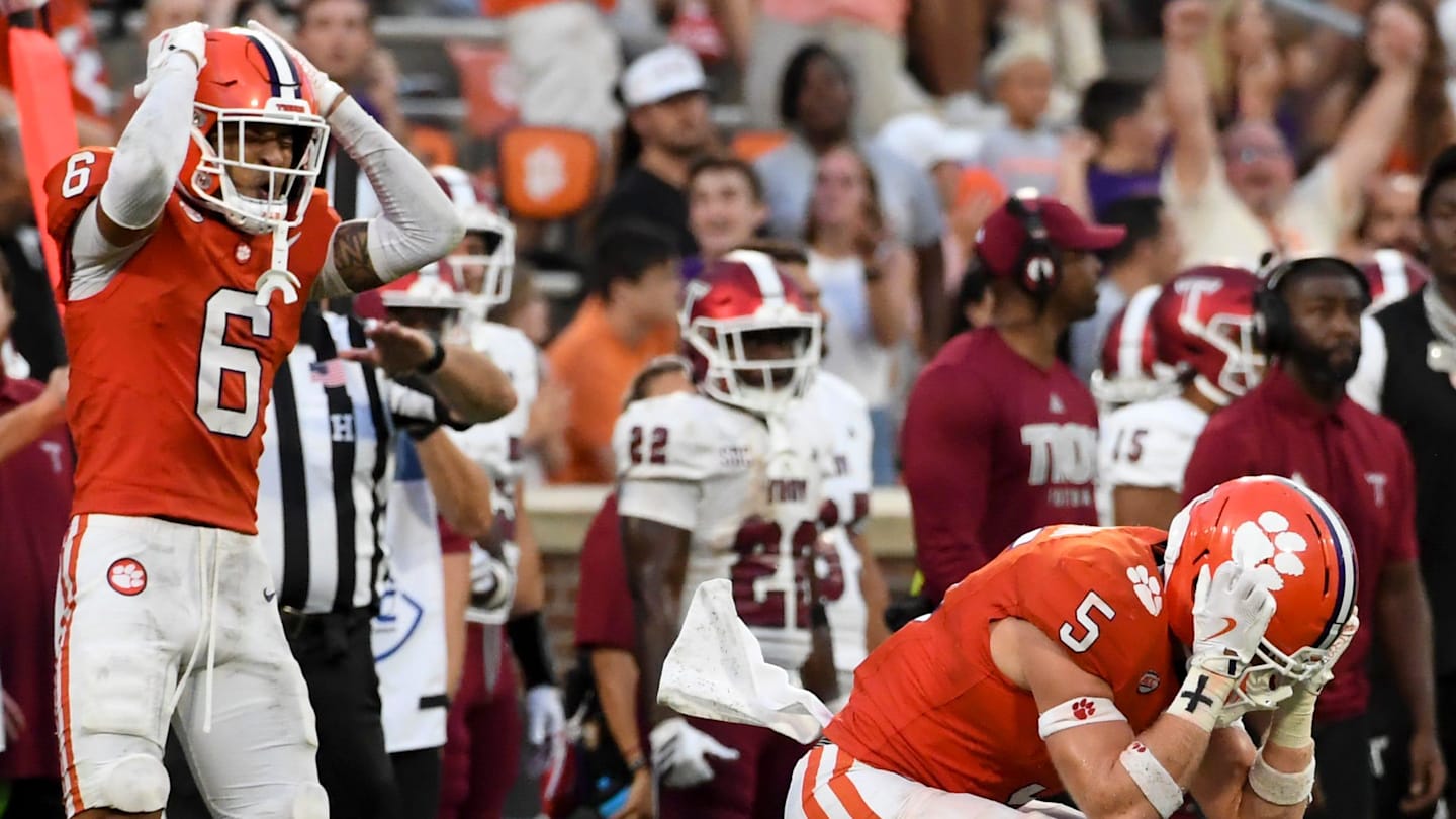 Clemson Falls to No. 11-12 Across Multiple College Football Polls