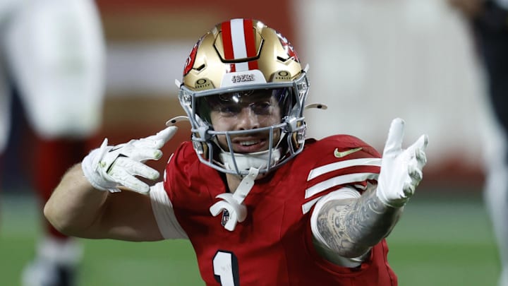 San Francisco 49ers wide receiver Ricky Pearsall (1)