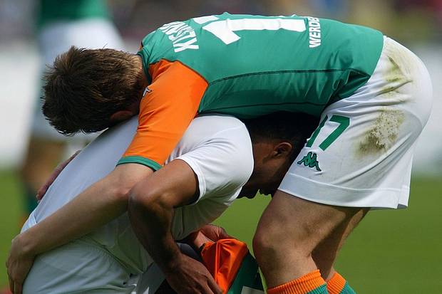 Ivan Klasnic célèbre pour Werder Brême Ivan Klasnic célèbre pour Werder Brême