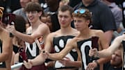 Mississippi State Bulldogs fans ring their cowbells during warm ups prior to the game against the Arizona State Sun Devils at Davis Wade Stadium at Scott Field.