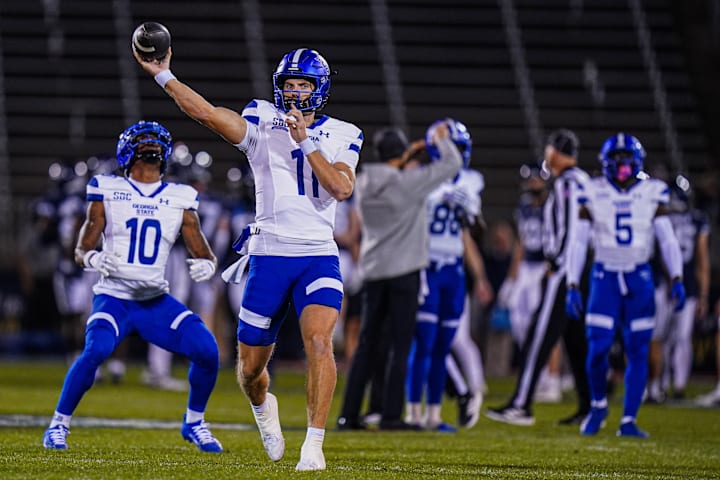 Georgia State Panthers quarterback Christian Veilleux