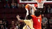 The Florida State mens basketball team competes to win their second matchup of the season against the Clemson Tigers at Donald L. Tucker Civic Center Saturday, Feb. 15 2025.