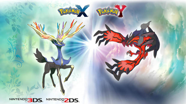 Key art for Pokemon X and Y with Xerneas and Yveltal against a forest and sky background, respectively