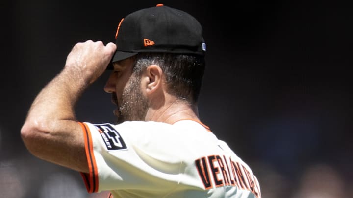 San Francisco Giants starting pitcher Justin Verlander