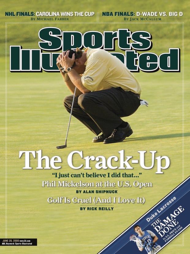 Phil Mickelson on the cover of Sports Illustrated after the 2006 U.S. Open.