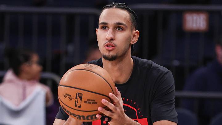 Jan 2, 2026; New York, New York, USA;  Atlanta Hawks forward Zaccharie Risacher (10) warms up prior to the game against the New York Knicks at Madison Square Garden. Mandatory Credit: Wendell Cruz-Imagn Images