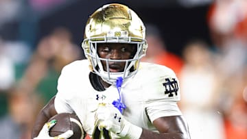 Notre Dame running back Jeremiyah Love 