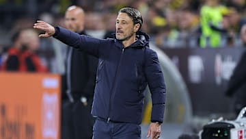 BVB-Trainer Niko Kovac am Seitenrand BVB-Trainer Niko Kovac am Seitenrand