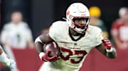Arizona Cardinals running back Trey Benson.