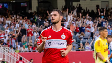 Chicago Fire Forward Hugo Cuypers (9) seen in action during...