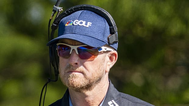 Golf Channel on Course Reporter John Wood en los campeones de 2021 Torneo Sendry