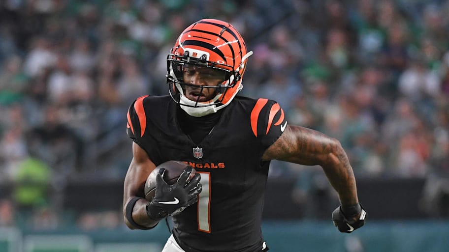 Cincinnati Bengals wide receiver Ja'Marr Chase (1). | Eric Hartline-Imagn Images