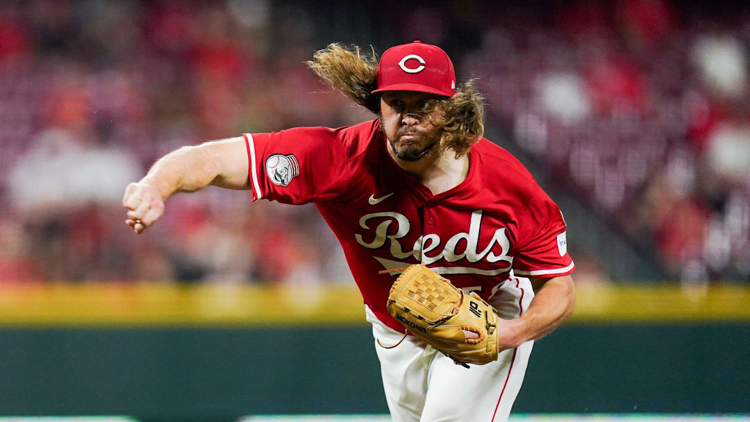 Cincinnati Reds pitcher Scott Barlow