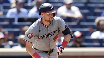 Washington Nationals outfielder Lane Thomas