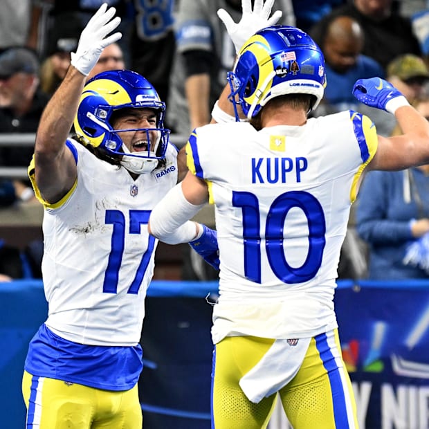 Los Angeles Rams receivers Puka Nacua and Cooper Kupp