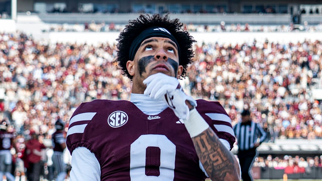 Brenen Thompson WR Mississippi State Bulldogs Brenen Thompson WR Mississippi State Bulldogs