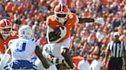 Clemson Tigers running back Adam Randall had 16 carries for 89 yards and two touchdowns in the loss to Duke. 