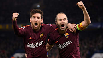 Lionel Messi et Andrés Iniesta - FC Barcelone