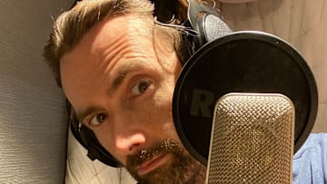 David Tennant home recording for Doctor Who: The Tenth Doctor and River Song.