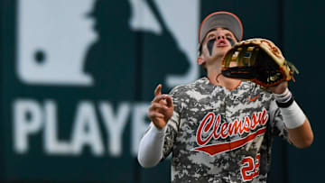 New South Carolina baseball transfer portal commitment Nathan Hall when he was a Clemson Tiger