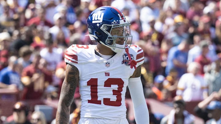 New York Giants wide receiver Jalin Hyatt New York Giants wide receiver Jalin Hyatt