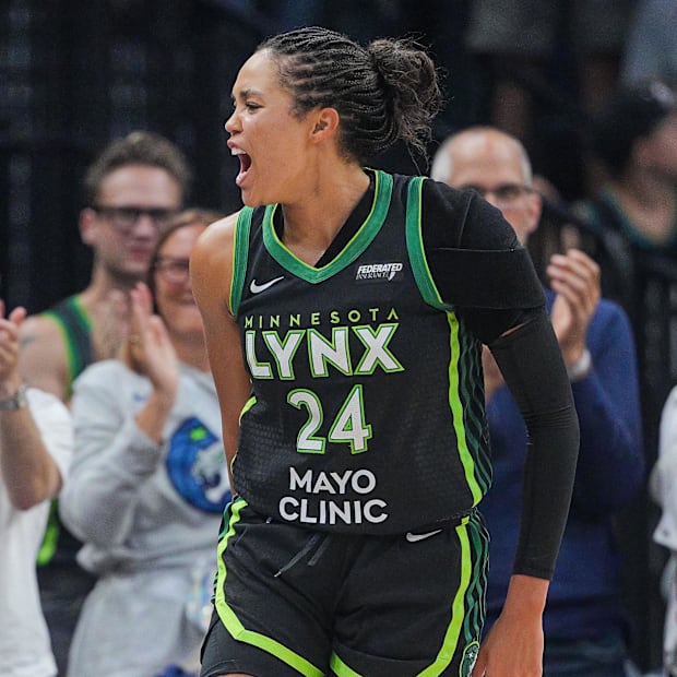 Minnesota Lynx forward Napheesa Collier (24) 
