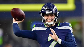 Drew Lock of the Seattle Seahawks