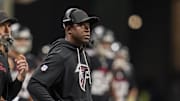 Atlanta Falcons head coach Raheem Morris