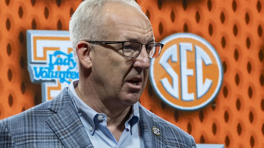 Greg Sankey never said the Missouri Tigers, Vanderbilt Commodores, and Tennessee Volunteers can all make the CFP Greg Sankey never said the Missouri Tigers, Vanderbilt Commodores, and Tennessee Volunteers can all make the CFP