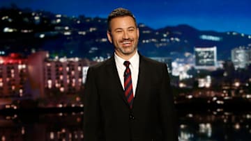 JIMMY KIMMEL LIVE! - "Jimmy Kimmel Live!" airs every weeknight at 11:35 p.m. EDT and features a diverse lineup of guests that include celebrities, athletes, musical acts, comedians and human interest subjects, along with comedy bits and a house band. (ABC/Randy Holmes)JIMMY KIMMEL