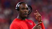 Nov 20, 2025; Houston, Texas, USA;Houston Texans head coach DeMeco Ryans coaches against the Buffalo Bills  in the second half at NRG Stadium. Mandatory Credit: Thomas Shea-Imagn Images