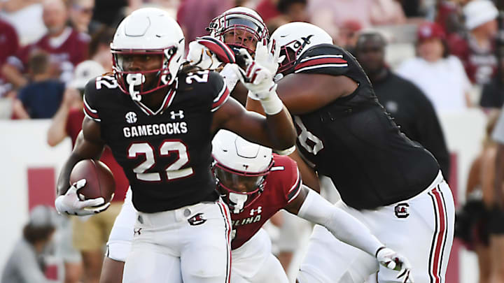 South Carolina football running back Jawarn Howell during the 2024 Garnet and Black Spring Game