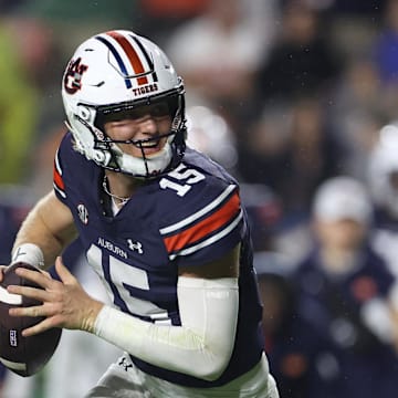 Auburn Tigers quarterback Hank Brown had a successful debut against New Mexico as Auburn turns the page to Arkansas.