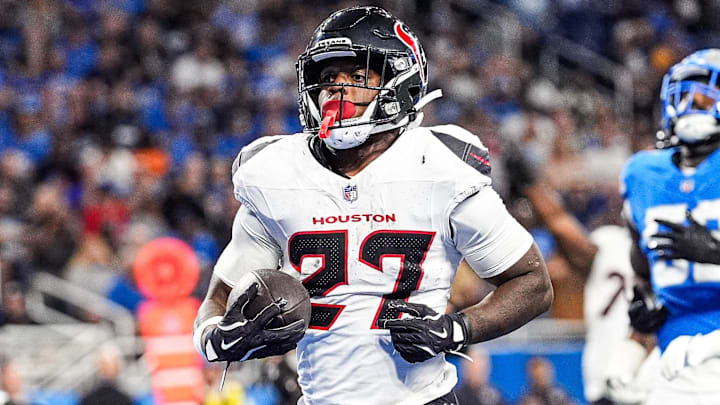 Texans RB Woody Marks is a worthwhile fantasy streamer against the San Francisco 49ers in Week 8. Texans RB Woody Marks is a worthwhile fantasy streamer against the San Francisco 49ers in Week 8.