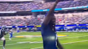 CeeDee Lamb took a big hit from a referee on the sideline and was penalized for getting in the way. 