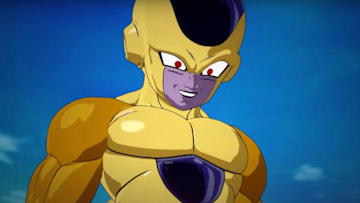 Golden Frieza smiling in Sparking Zero.
